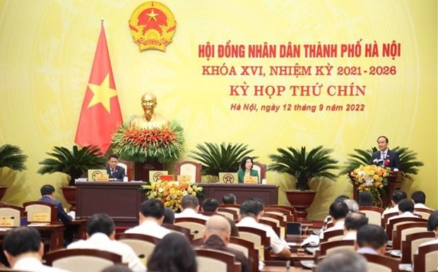 Ha Noi People's Council convenes 9th meeting - Ảnh 1.