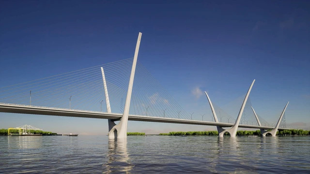Major Red River bridge projects accelerated ahead of APEC 2027- Ảnh 1. Major Red River bridge projects accelerated ahead of APEC 2027- Ảnh 1.