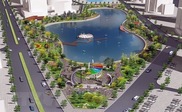 Công bố đầu tư, xây dựng công viên, hồ điều hòa ở quận Long Biên - Ảnh 1.
