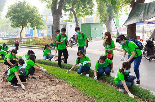 Chung tay hành động vì Hà Nội xanh - Ảnh 1.