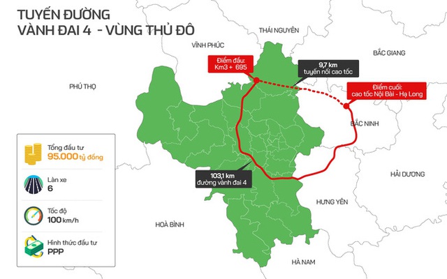 Chủ tịch TP. Hà Nội gửi thư khen 6 huyện về triển khai dự án Vành đai 4 - Ảnh 1.
