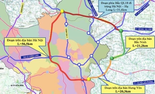 Hà Nội sẽ khởi công dự án đường Vành đai 4 vào tháng 6/2023 - Ảnh 1.