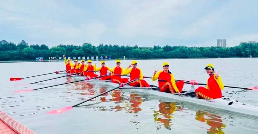 Việt Nam lần đầu đăng cai Giải vô địch Rowing châu Á 2025- Ảnh 1. Việt Nam lần đầu đăng cai Giải vô địch Rowing châu Á 2025- Ảnh 1.