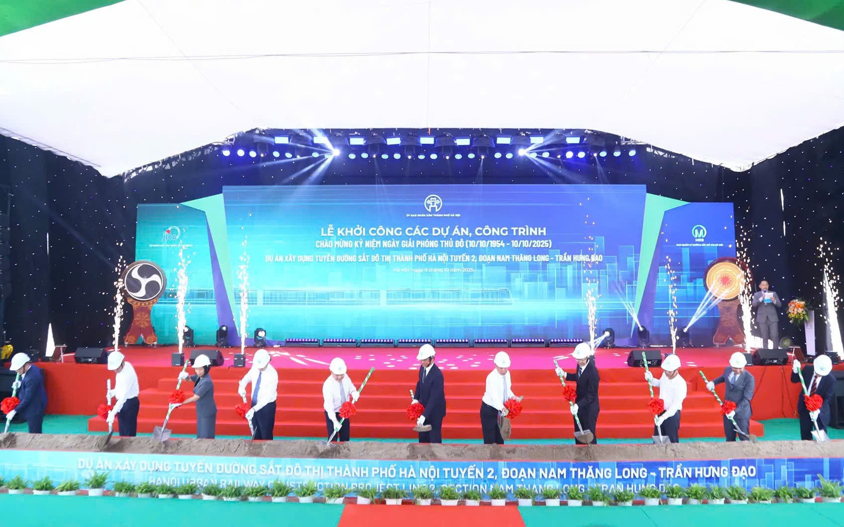 Khởi công tuyến Metro số 2 Nam Thăng Long-Trần Hưng Đạo