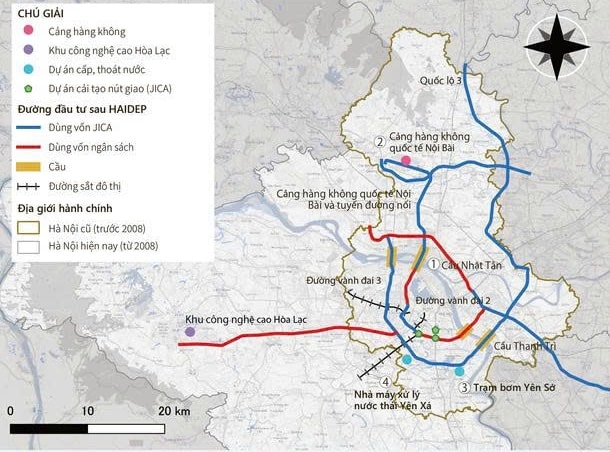 Hà Nội hướng tới mô hình đô thị đa cực, phát triển bền vững- Ảnh 1.