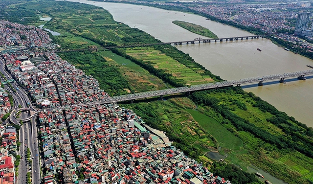 Đòn bẩy phát triển bền vững đô thị ven sông Hồng- Ảnh 1. Đòn bẩy phát triển bền vững đô thị ven sông Hồng- Ảnh 1.