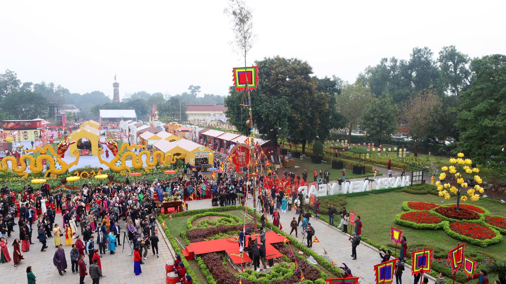 Tái hiện nghi lễ ‘Tống cựu nghinh tân’ trong Hoàng thành Thăng Long- Ảnh 1.