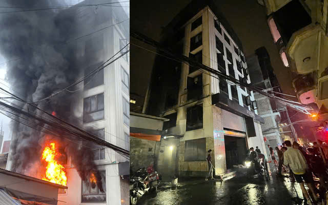 Lãnh đạo phường Hoàng Mai thăm hỏi, động viên các nạn nhân vụ cháy ở phố Lĩnh Nam- Ảnh 2.