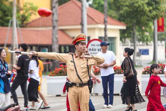 Phân luồng giao thông phục vụ Đại hội đại biểu Hội Nông dân Việt Nam- Ảnh 1.