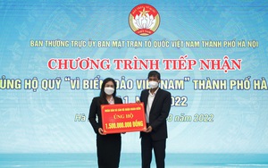 Hà Nội tiếp nhận gần 26 tỷ đồng ủng hộ Quỹ ‘Vì biển, đảo Việt Nam’