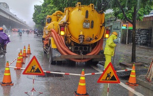 Hà Nội: Tập trung xử lý ngập úng mùa mưa
