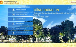 Hà Nội vận hành thử nghiệm hệ thống tuyển sinh đầu cấp