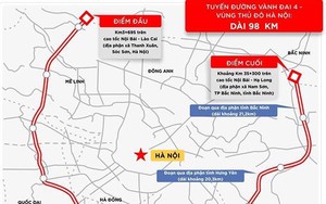 Gần 44 km đường Vành đai 4 được Hà Nội phê duyệt chỉ giới đường đỏ