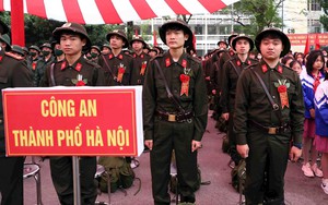 Công an Hà Nội tiếp nhận 820 tân binh thực hiện nghĩa vụ