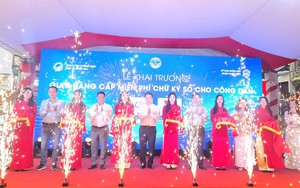 Khai trương gian hàng cấp miễn phí chữ ký số cho công dân tại Hà Nội