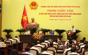 Khai mạc phiên chất vấn việc thực hiện chính sách phát triển nông nghiệp