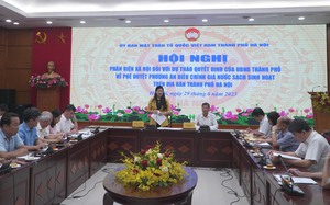 TP. Hà Nội giải thích điều chỉnh giá nước sạch sinh hoạt xuất phát từ thực tế