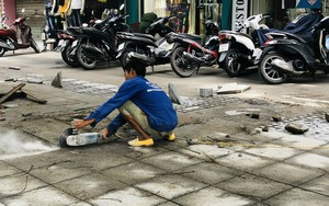 Nâng cao hiệu quả lát đá vỉa hè và xử lý nghiêm các sai phạm trong cải tạo