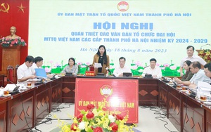 Hà Nội: Chuẩn bị tốt nhất để tổ chức Đại hội MTTQ Việt Nam các cấp