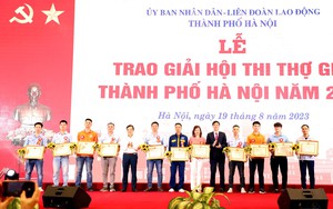 Tuyên dương cán bộ Công đoàn cơ sở và tôn vinh thợ giỏi Thủ đô năm 2023