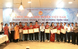 Học sinh Hà Nội giành thành tích cao tại Olympic Thiên văn và Vật lý thiên văn quốc tế