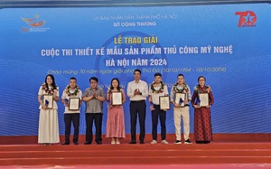 Hà Nội: Vinh danh 90 tác phẩm đạt giải Thiết kế mẫu sản phẩm thủ công mỹ nghệ năm 2024