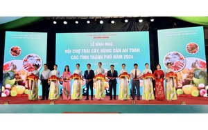 Khai mạc Hội chợ trái cây, nông sản an toàn các tỉnh, thành phố năm 2024