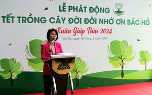 Ngành Y tế Thủ đô phát động Tết trồng cây Xuân Giáp Thìn năm 2024