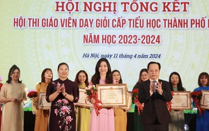 Hà Nội khen thưởng giáo viên giỏi cấp tiểu học