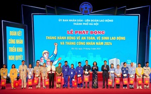 Phát động Tháng Công nhân và vệ sinh an toàn lao động