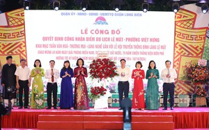 Công bố quyết định công nhận điểm du lịch Lệ Mật, quận Long Biên