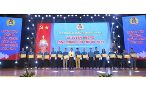 Tuyên dương 100 công nhân giỏi Thủ đô năm 2024