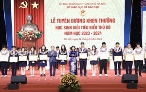 Hà Nội tuyên dương 820 học sinh giỏi tiêu biểu