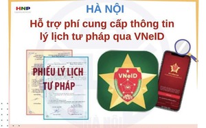Hà Nội khuyến khích cấp phiếu lý lịch tư pháp qua VNeID