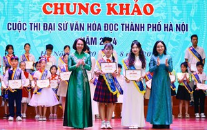 Trao giải cuộc thi Đại sứ Văn hóa đọc thành phố Hà Nội năm 2024