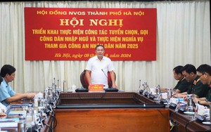 Hà Nội dự kiến có 3.800 công dân nhập ngũ trong năm 2025