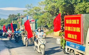 Ra quân tuyên truyền xây dựng xã không ma túy