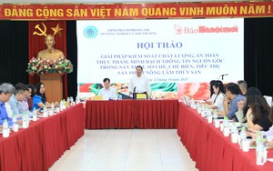 Tìm giải pháp kiểm soát chất lượng an toàn thực phẩm nông lâm thuỷ sản