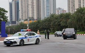 Phân luồng giao thông phục vụ Lễ mở ký Công ước Hà Nội