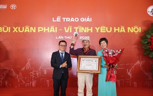 Nhạc sĩ Trần Tiến được vinh danh Giải thưởng Lớn - Vì tình yêu Hà Nội