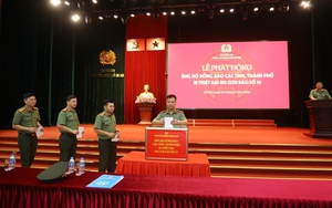 Công an TP. Hà Nội phát động ủng hộ đồng bào bị thiệt hại do cơn bão số 10
