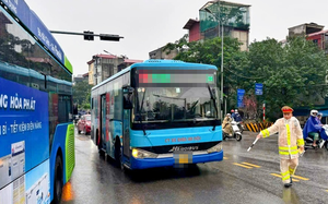 Hà Nội: Xử lý nhiều xe buýt đi sai luồng tuyến tại khu vực phía Bắc Cầu Chương Dương