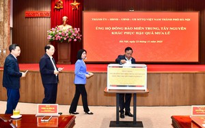 Ủy ban MTTQ Việt Nam TP. Hà Nội kêu gọi ủng hộ đồng bào bị thiệt hại do mưa lũ