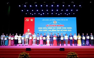 Tuyên dương 'Sáng kiến, sáng tạo trong công nhân, viên chức, lao động Thủ đô' năm 2025.