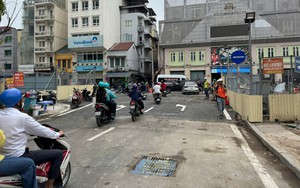 Thu gọn rào chắn dự án đường sắt đô thị Nhổn - ga Hà Nội để giảm ùn tắc