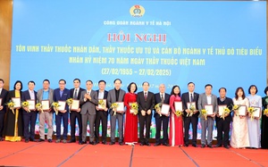 Hà Nội tôn vinh 227 cán bộ y tế tiêu biểu