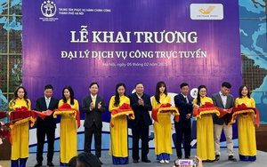 Khai trương thí điểm Đại lý Dịch vụ công trực tuyến tại Bưu điện Hà Nội