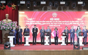 Hà Nội khai trương 8 ứng dụng chuyển đổi số dùng chung ba cấp