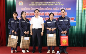 Thăm, tặng quà công nhân bị tai nạn lao động