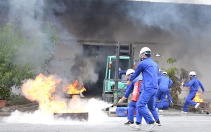 Hà Nội tổ chức diễn tập thực binh ứng phó sự cố hóa chất độc